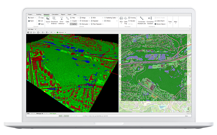 Outdoor planning geo data import