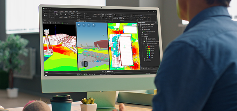 airport simulations and outdoor heatmaps