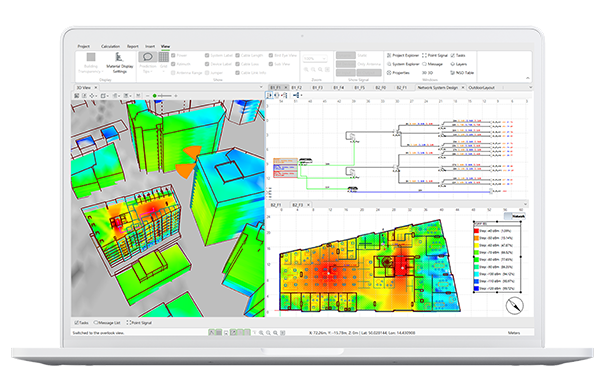 Modellign a outdoor 3D environment in Ranplan Pro