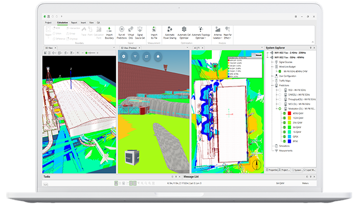 airport simulations and outdoor heatmaps