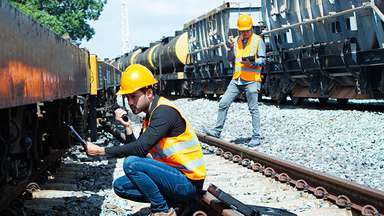 rail stock maintenance team