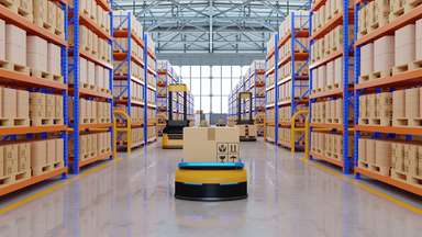 Automated wireless warehouse