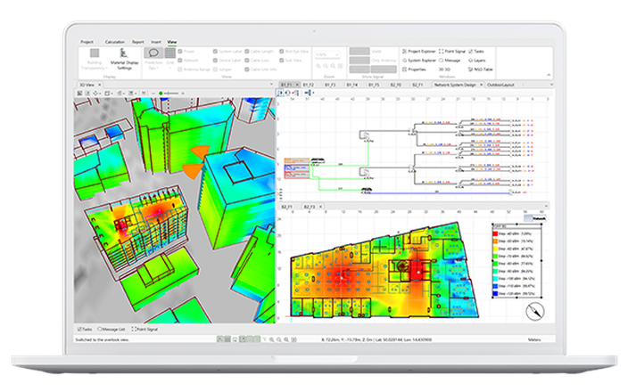 Modellign a outdoor 3D environment in Ranplan Pro