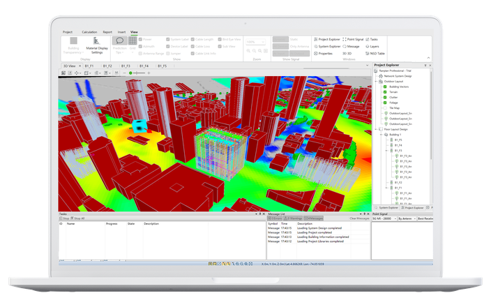 HetNet outdoor 3D view