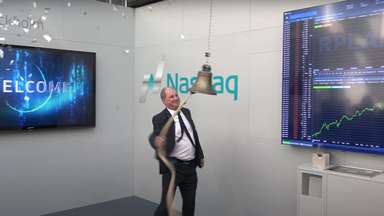 bell ring nasdaq First North in Stockholm